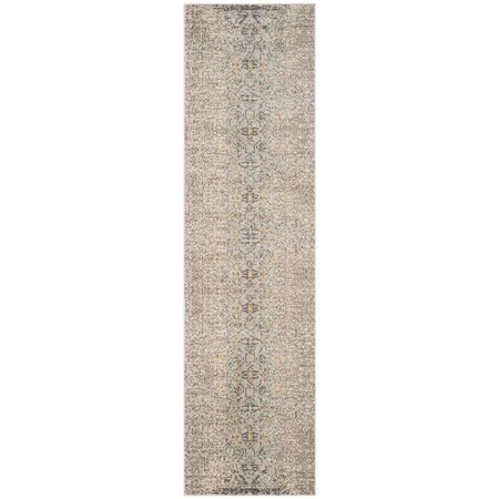 Safavieh 2 ft. 2 in. x 6 ft. Monaco Power Loomed Runner RugGrey & Multi Color MNC209G-26
